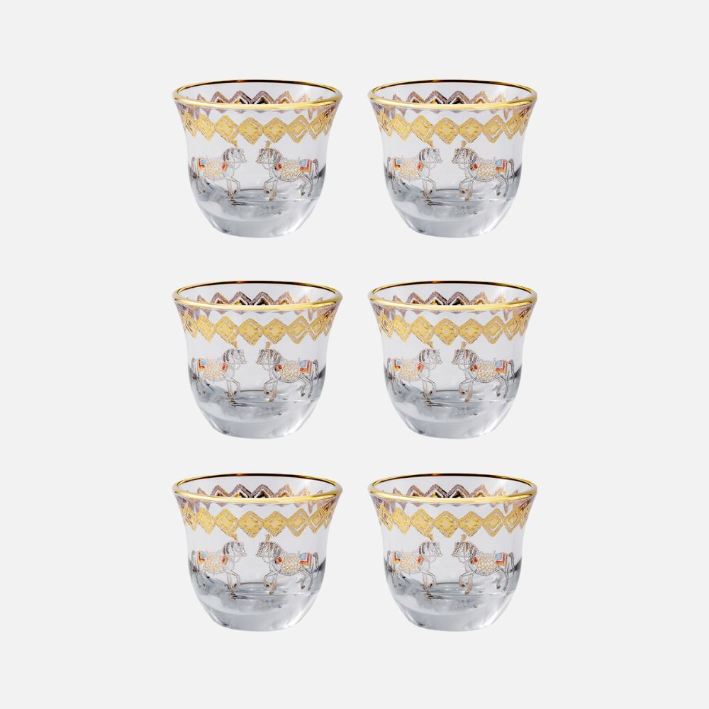 كوب هورس أمبر S/6 غاوا 80 مل للمنزل