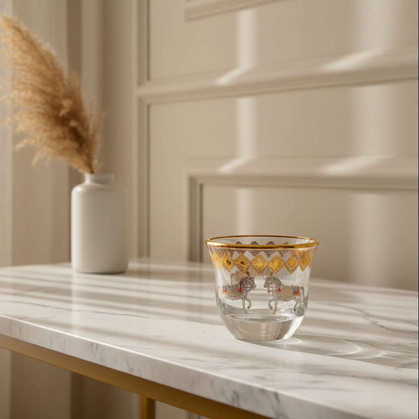 كوب هورس أمبر S/6 غاوا 80 مل للمنزل