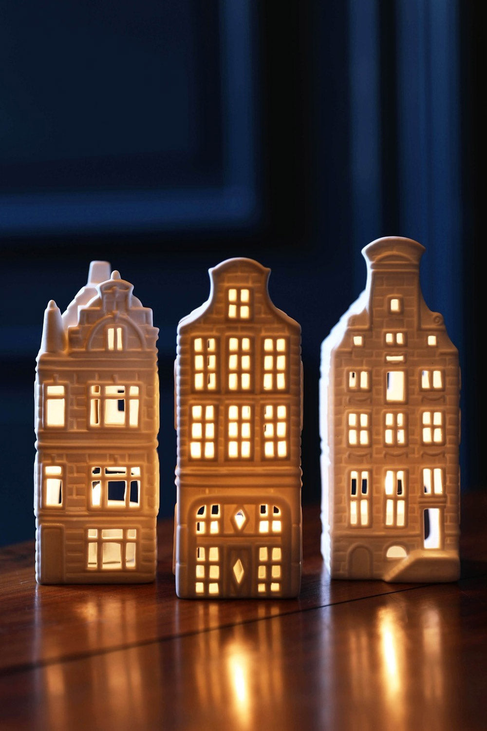 Stockholm House Tealight holder, Set of 3