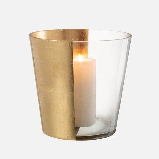 Hurricane Boe Glass Lantern – Decorative Candle Holder (Large)