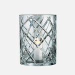 Hurricane Crystal Lamp Large – Clear Hand-Cut Crystal