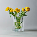 Hurricane Crystal Lamp Medium – Clear Candle Holder