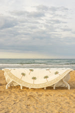 Hand-Printed Cotton Tablecloth