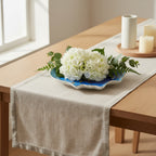 صينية أطلس للحلي - طبق من البورسلين الأزرق بلمسات ذهبية