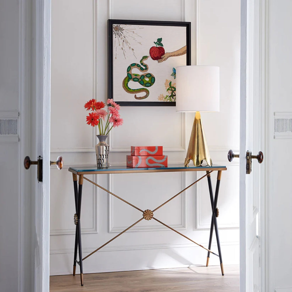 صندوق صغير مطلي بالورنيش من إيدن - ديكور تخزين بتصميم ثعبان