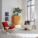 Eden Cinched Vase - Porcelain with Gold Accents