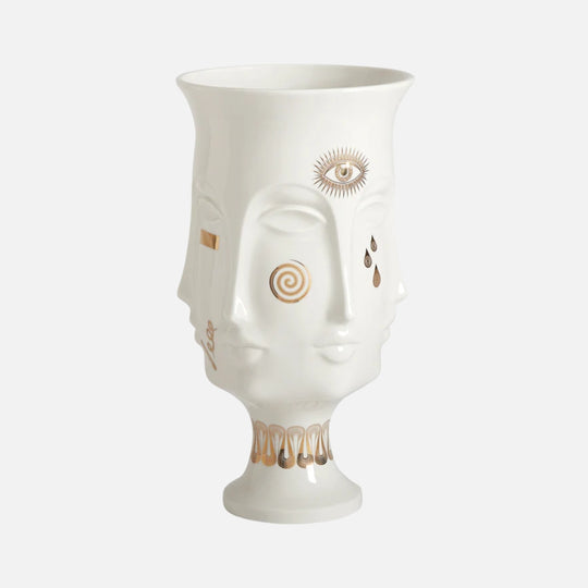 Gilded Dora Maar Urn - Gold Porcelain Decorative Vase