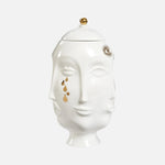Gilded Frida Urn - Gold Porcelain Vase
