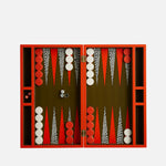 Leopard Backgammon Set - High Gloss Lacquer Game Board