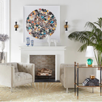 تمثال حصان كبير من مجموعة ميناجيري - أبيض