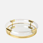 صينية جاك المستديرة - إطار أكريليك بقاعدة عاكسة