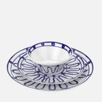 Kyma Blue Bowl – Hand-Painted 16 cm