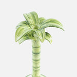 Green Palm Ceramic Candelabra – 20 cm