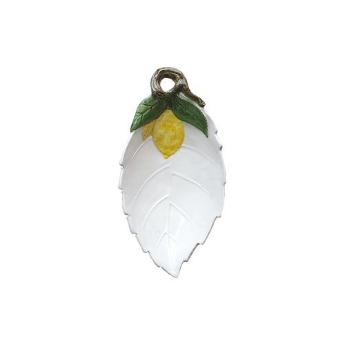 Lemon Collection Hand-Painted Ceramic Starter Dish