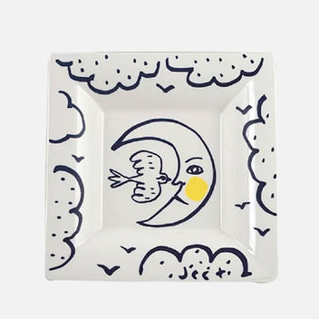 GIEN L'Archipel Sentimental Moon Candy Tray, 17x17cm