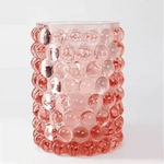 Hurricane Boule Large Rosé – Hand-Blown Glass Lamp & Vase