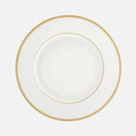 Le Verrier Gold Deep Plate, 23cm