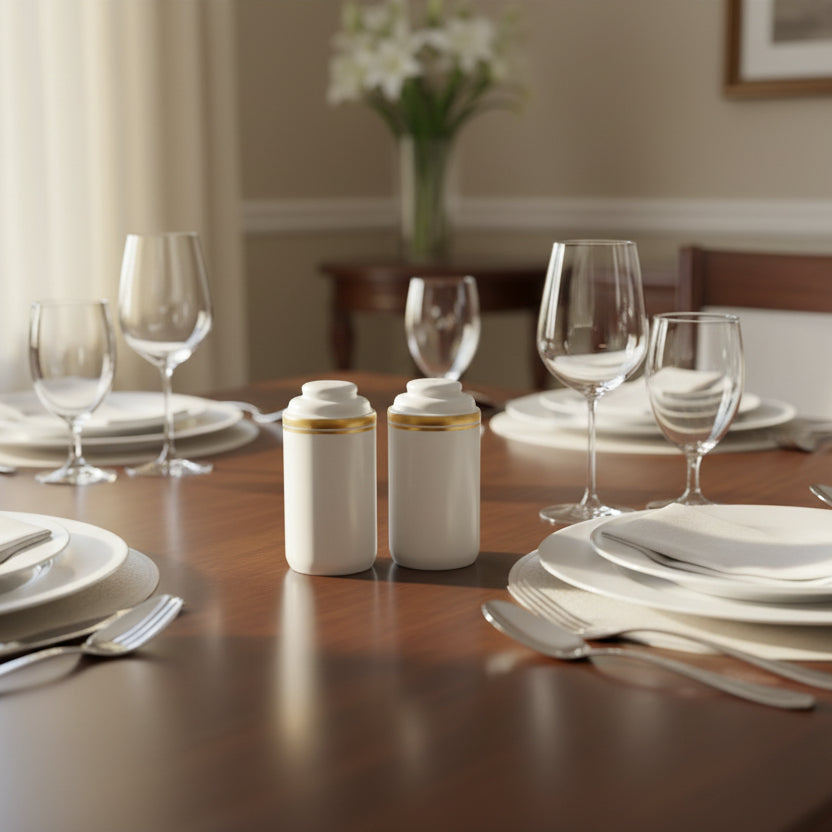 Le Verrier Gold Salt & Pepper