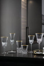 Grand Royal Gold Tall Glass, Set 2 pcs for Home