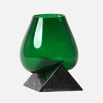 قاعدة لونا ماربل مع زجاج منصهر