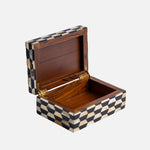 Luxury Wooden Box with Horn Detailing