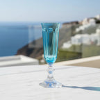Dolce Vita Acrylic Champagne Flute, Turquoise