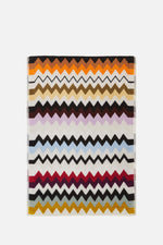 Murrina Bath Mat in cotton with chevron pattern 90x60 cm