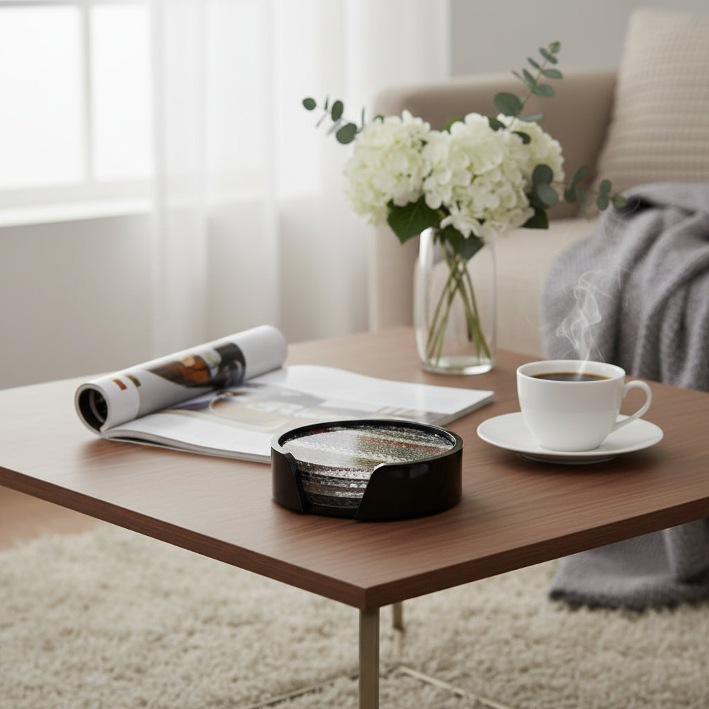 Missoni Chevron Paillettes Coaster Set of 4 – Multicolour