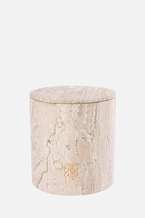 Travertine Candle Holder