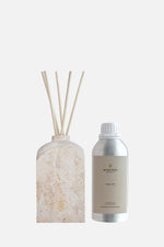 Tribal Oud Reed Diffuser – Portoro Gold Marble Vessel (500 ml)