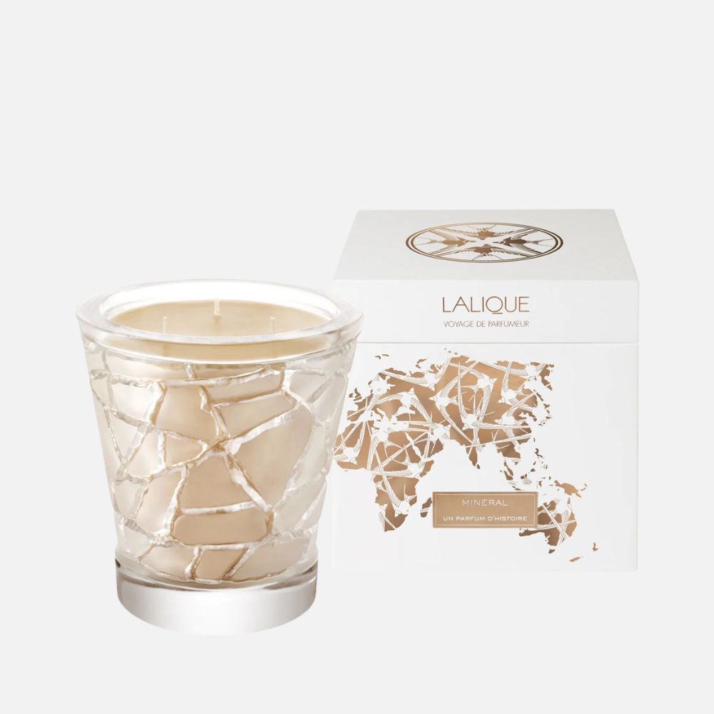 شمعة معطرة بالكريستال والمعادن (750 جرام)