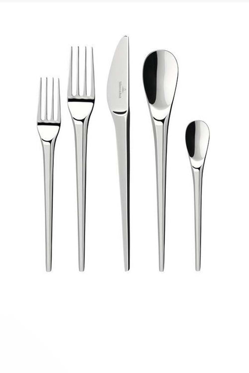 NewMoon Cutlery Set , Silver, 30 Pieces