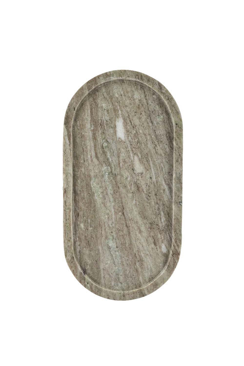 Oval Marble Tray, 35x18cm