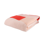 Roma Beige & Pink Wool Throw