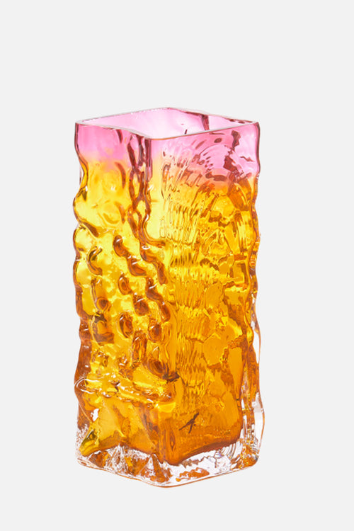 Square Relief Vase