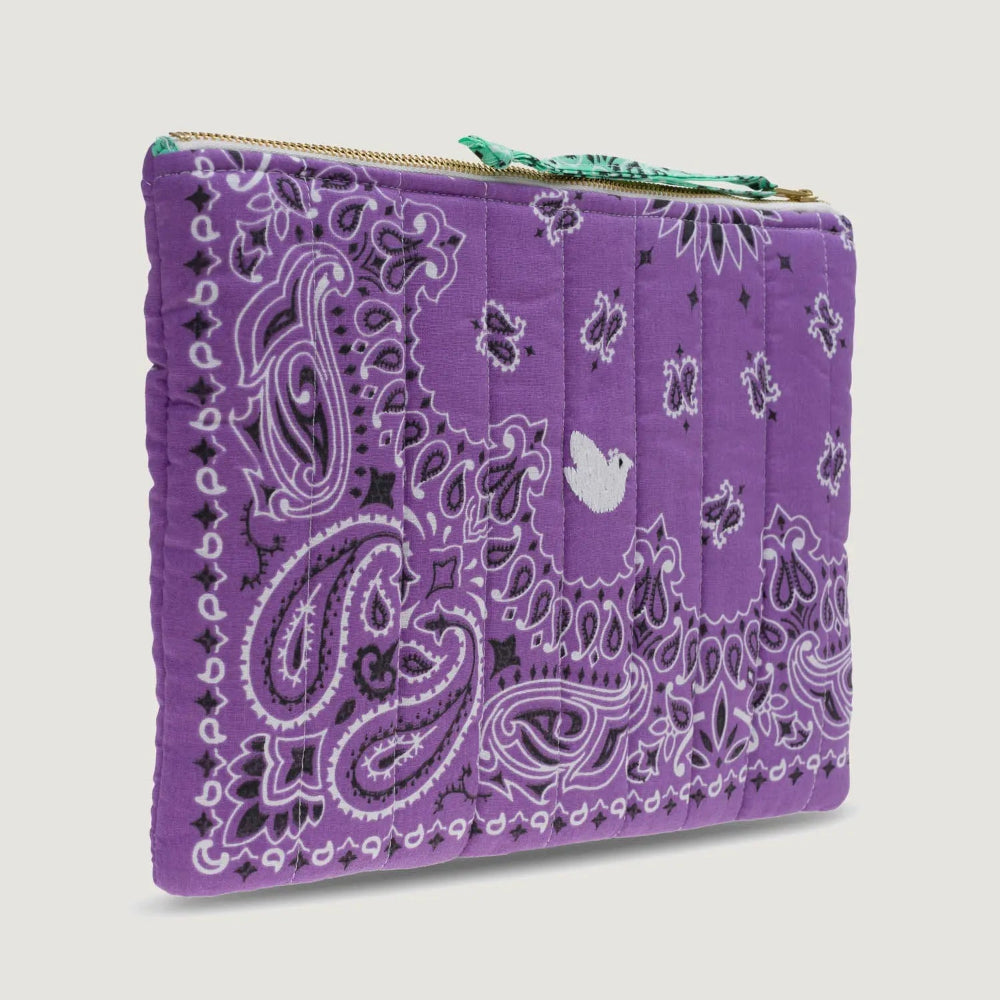 Call It Pochette Zippée Matelassé - حقيبة مبطنة بسحاب كولومبيليلاس/نعناع