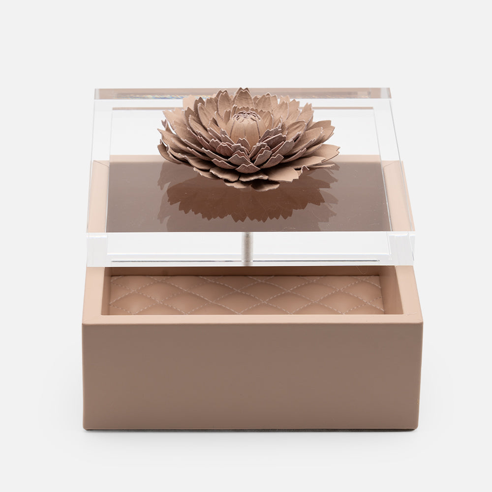 Fleur Dahlia Diamonds Square Boxes ( Large)