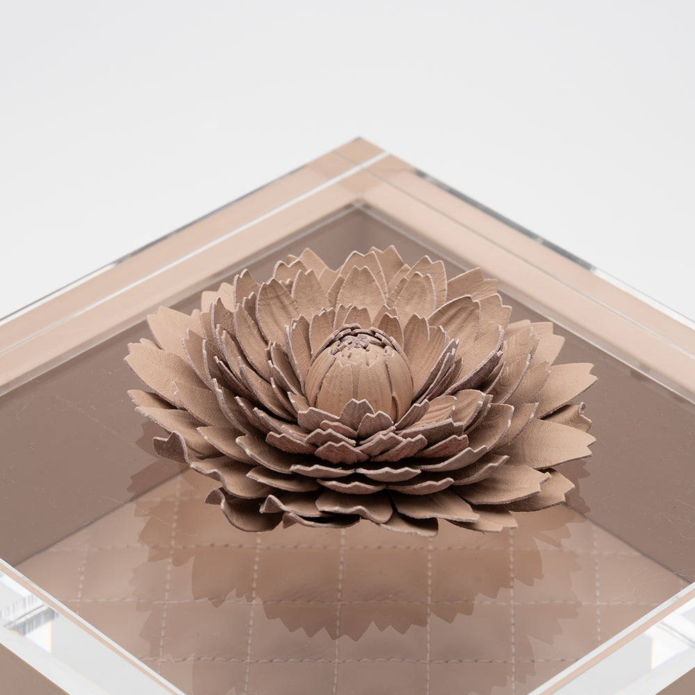 Fleur Dahlia Diamonds Square Boxes ( Large)