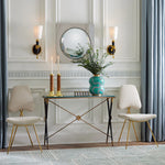 Eden Cinched Vase - Porcelain with Gold Accents