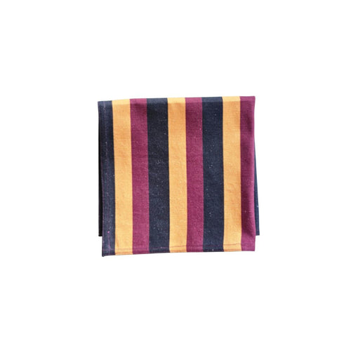 Hand-Printed Cotton Napkins – Set of 4, 40 × 40 cm