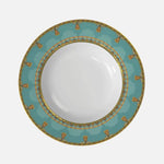 طبق عميق من سمرقند أكوامارين 24 سم للمنزل