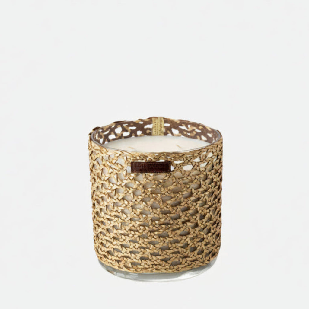 Scented Candle -  Raffia Collection ( M )