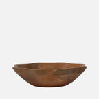 Bonnie Handcrafted Mango Wood Serving Bowl – Golden Oak