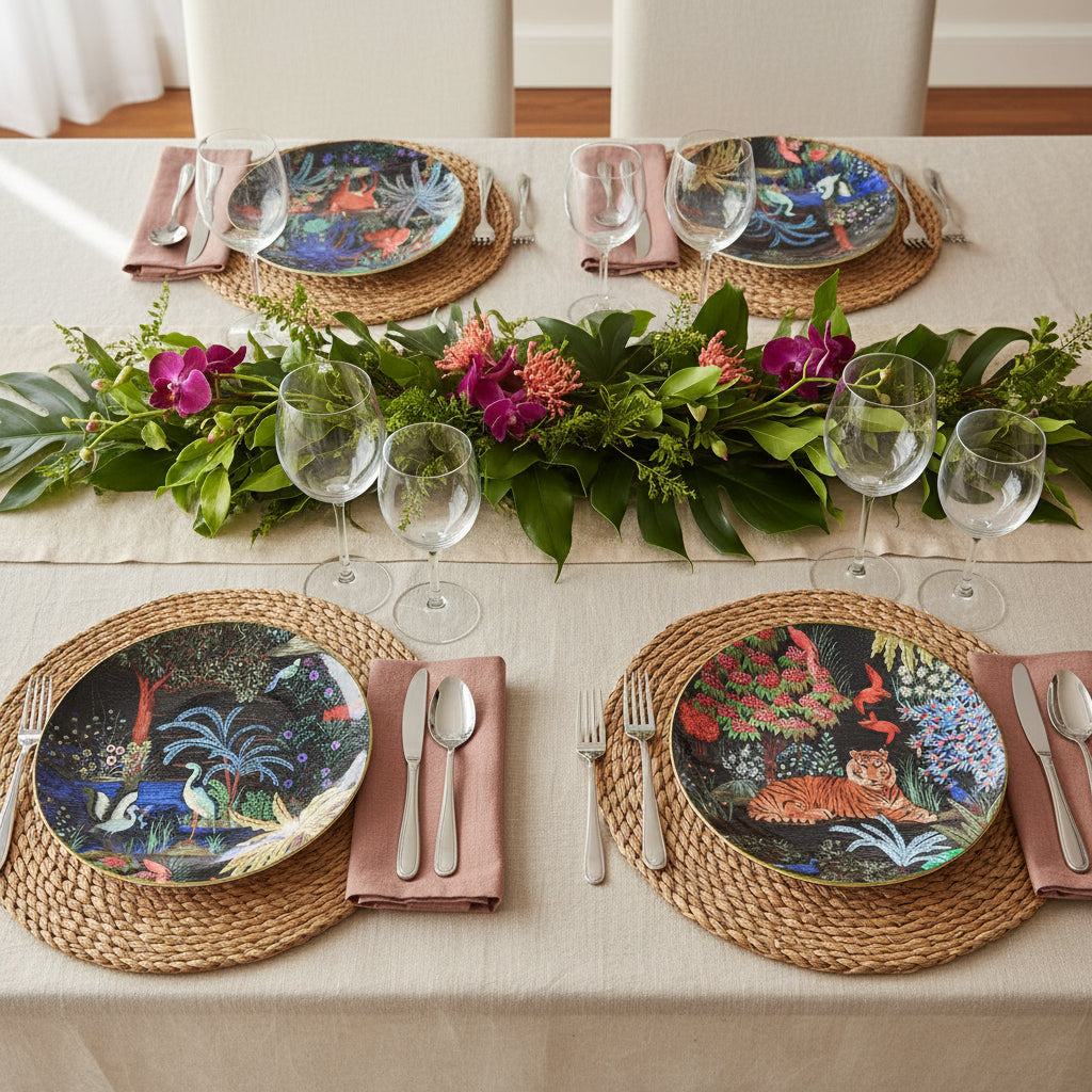 مجموعة من 4 أطباق حلويات متنوعة - لو جاردين دو باليه