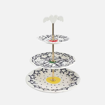 GIEN L'Archipel Sentimental 3-Tier Cake Stand, Dia27.3cmxH30cm