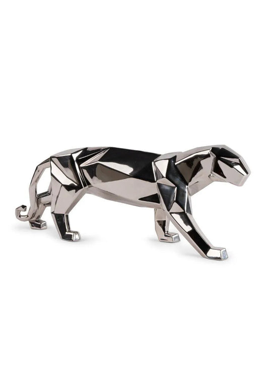 Panther Sculpture Silver
