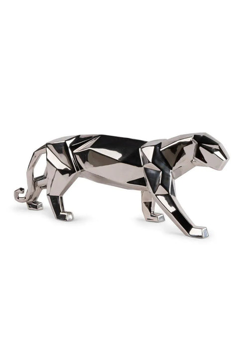 Panther Sculpture Silver