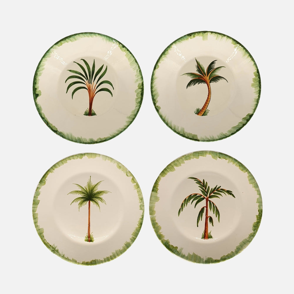 Trees Ceramic Salad Plates – Set of 4