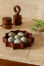 Tasca Burgundy Ceramic Change Tray (Small Model)