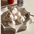 صينية تغيير كبيرة من السيراميك من تاسكا باللون الأبيض الكريمي